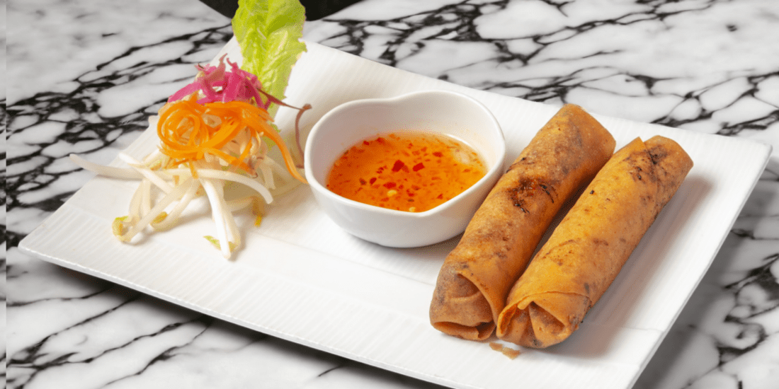 Crispy Spring Rolls With Fish Sauce