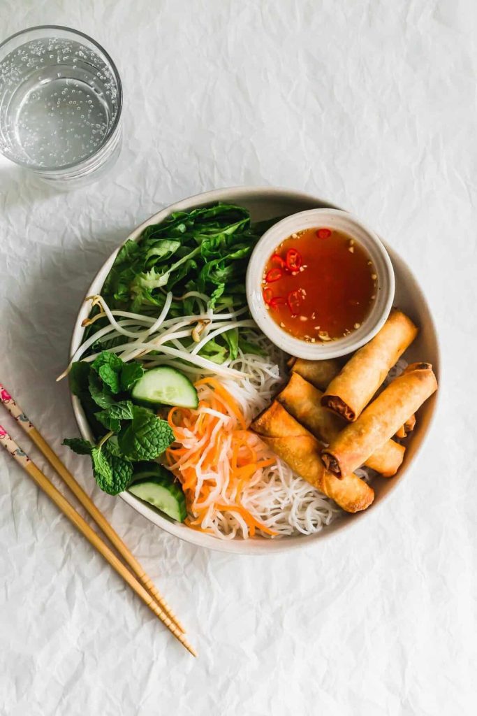 customize your vermicelli bowl with Pho By Night