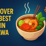 Eye-catching pho artwork for a Vietnamese restaurant promotion in Ottawa