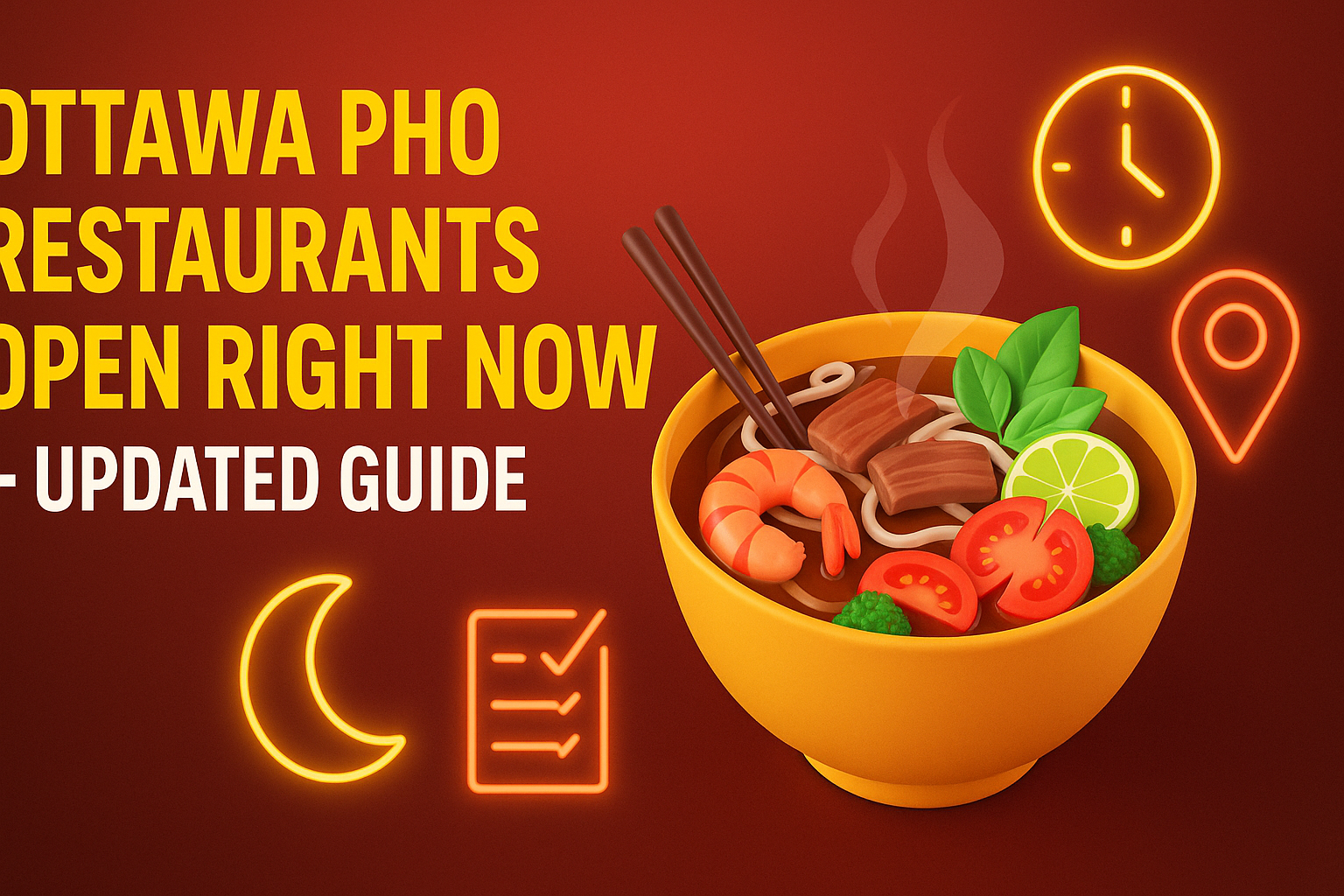 Ottawa Pho Restaurants Open Right Now – Updated Guide