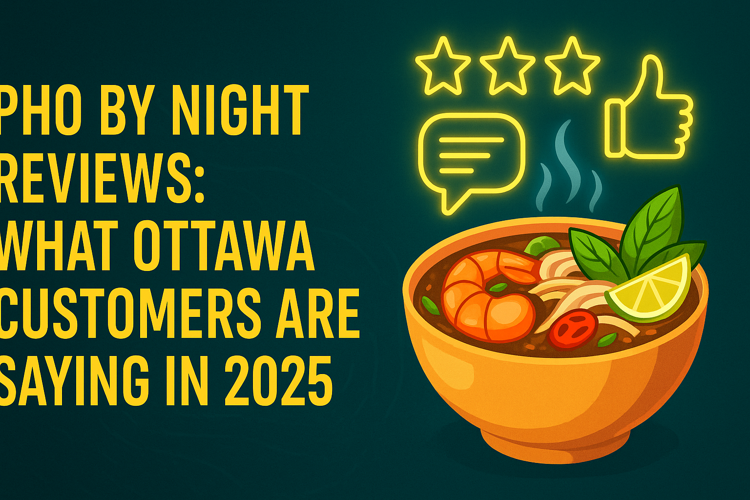 Pho By Night Reviews: What Ottawa Customers Are Saying in 2025