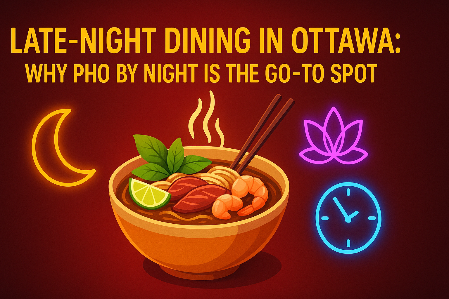 Late-Night Dining in Ottawa: Why Pho By Night is the Go-To Spot