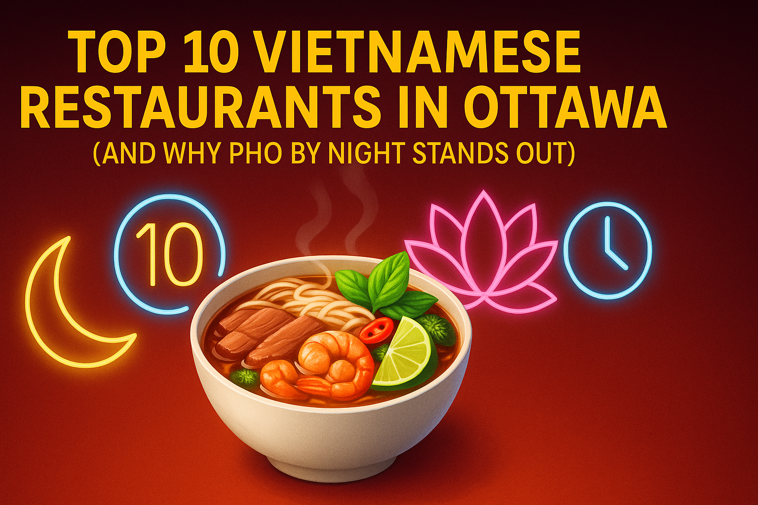 Top 10 Vietnamese Restaurants in Ottawa (And Why Pho By Night Stands Out)