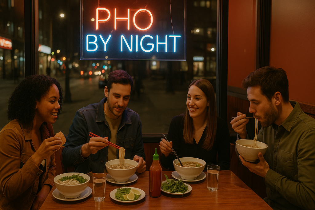 Neighborhood Food Crawl at Pho By Night in Ottawa