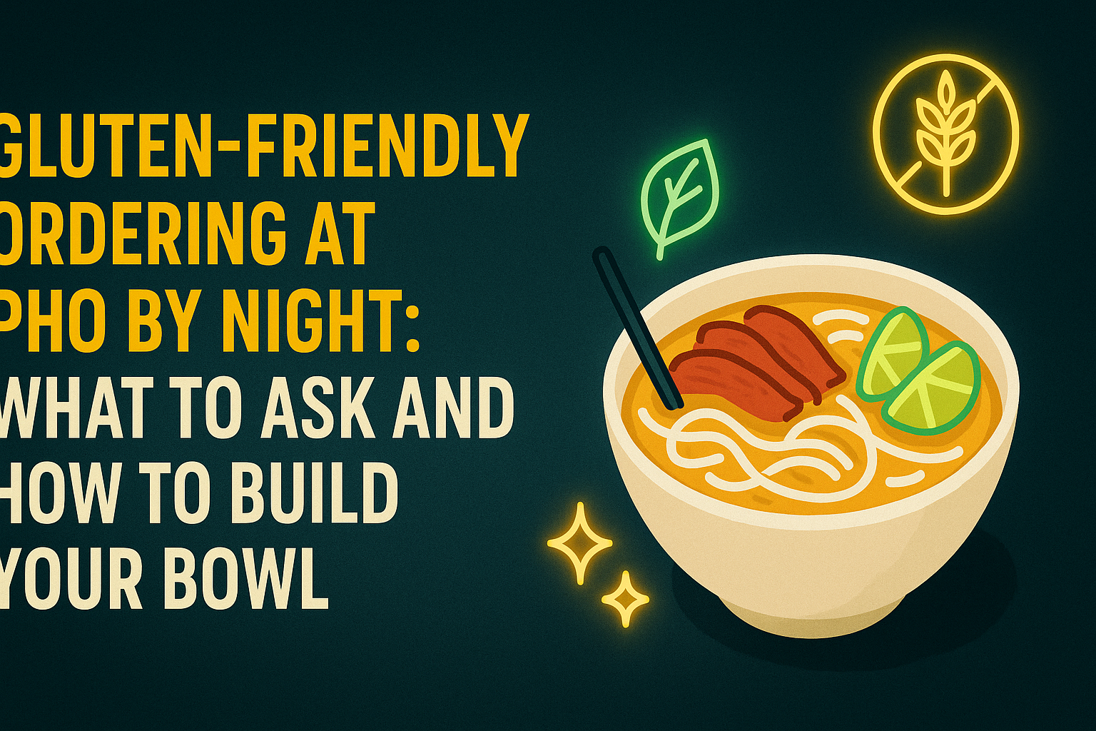 Gluten-Friendly Ordering at Pho By Nigh