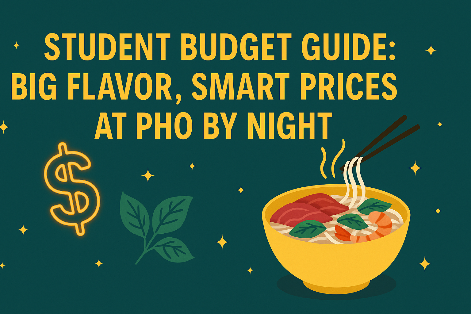Student Budget Guide: Big Flavor, Smart Prices at Pho By Night
