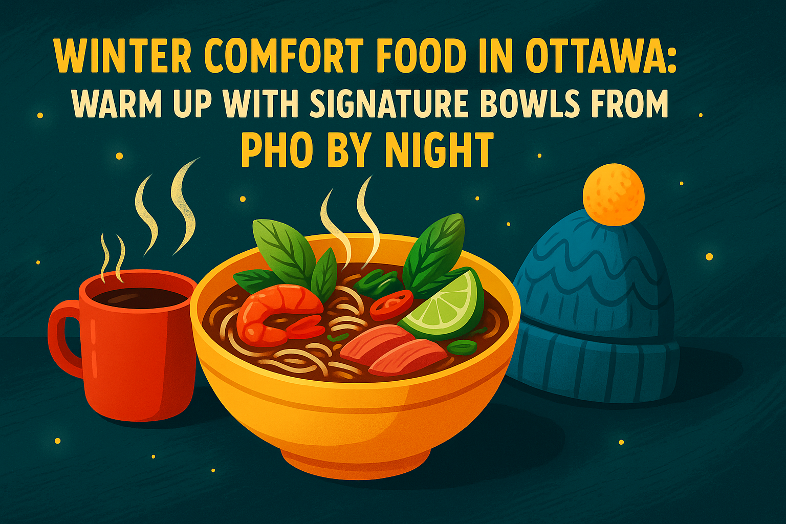 Winter Comfort Food in Ottawa: Warm Up with Signature Bowls from Pho By Night