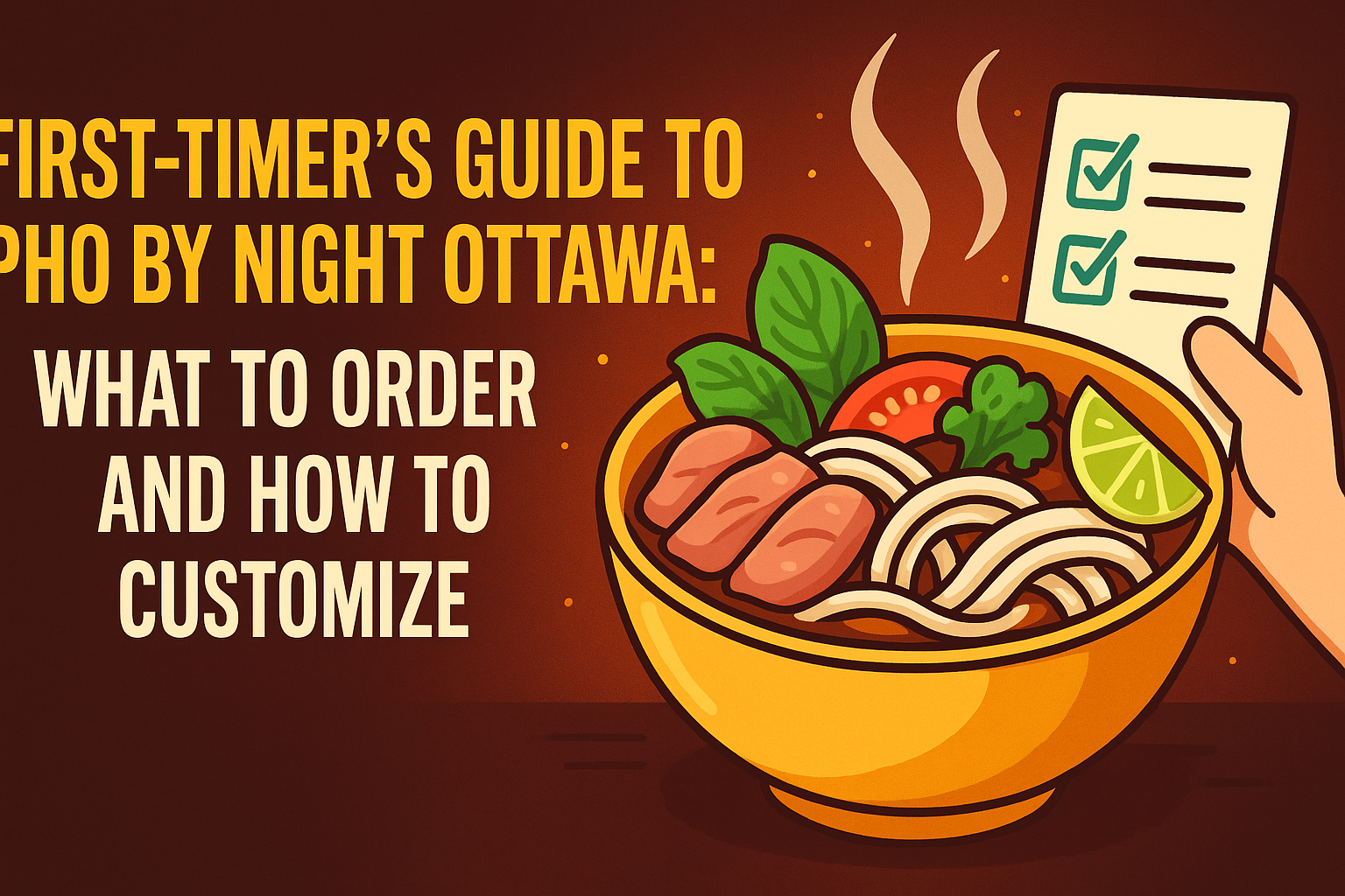 First-Timer’s Guide to Pho By Night Ottawa