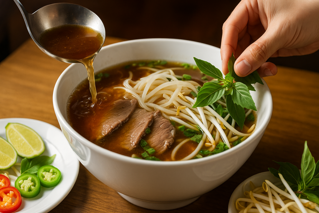 Broth vs. Toppings: Great Pho in Action