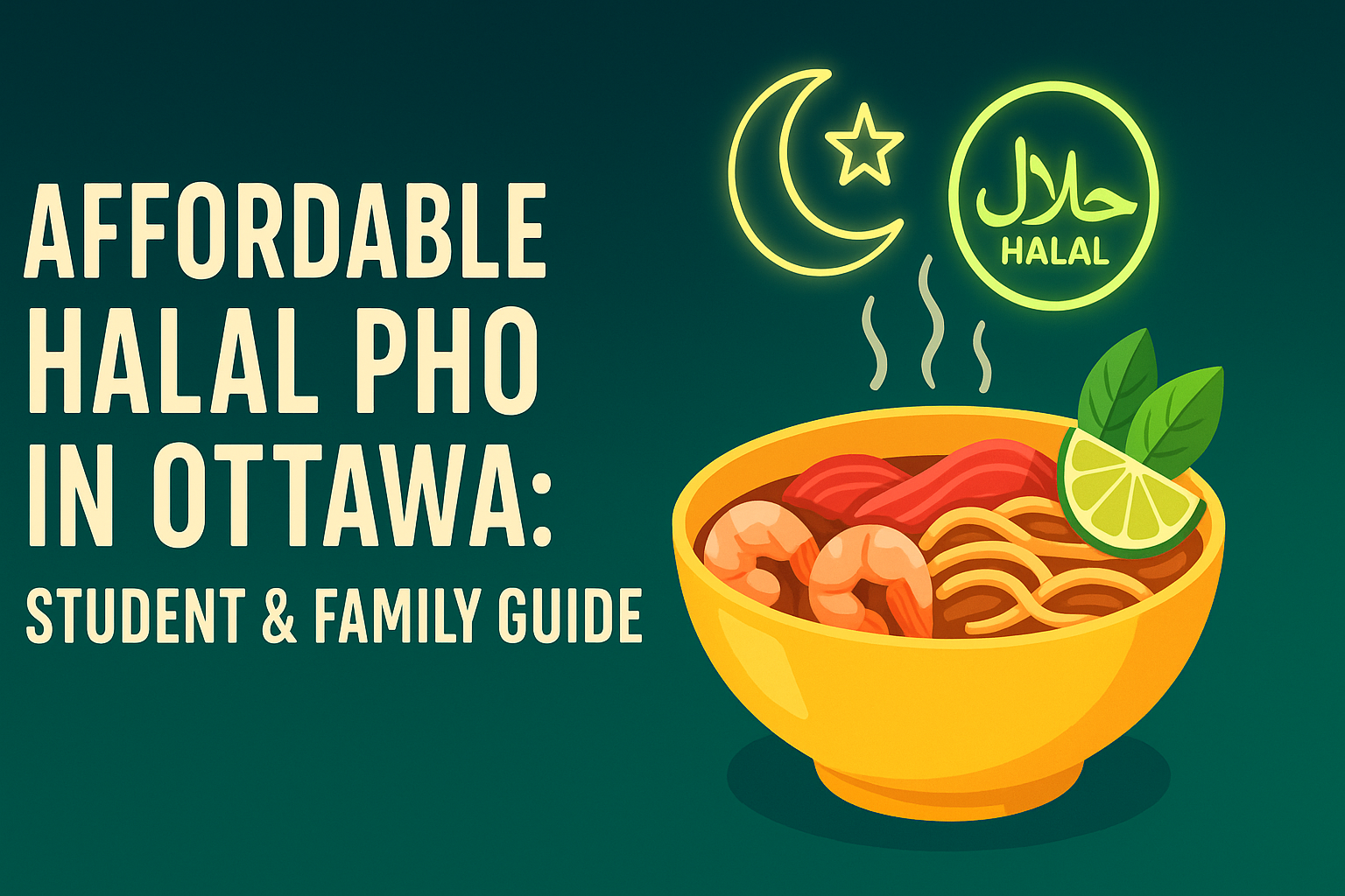Affordable Halal Pho in Ottawa: Student & Family Guide