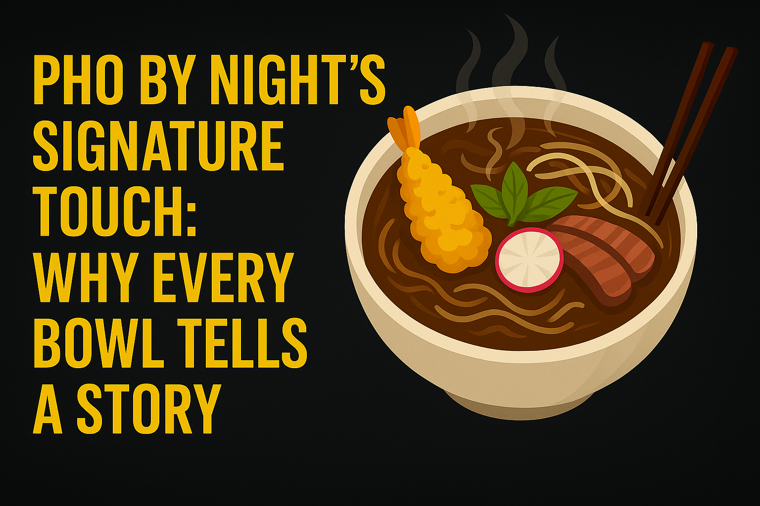 Pho By Night’s Signature Touch
