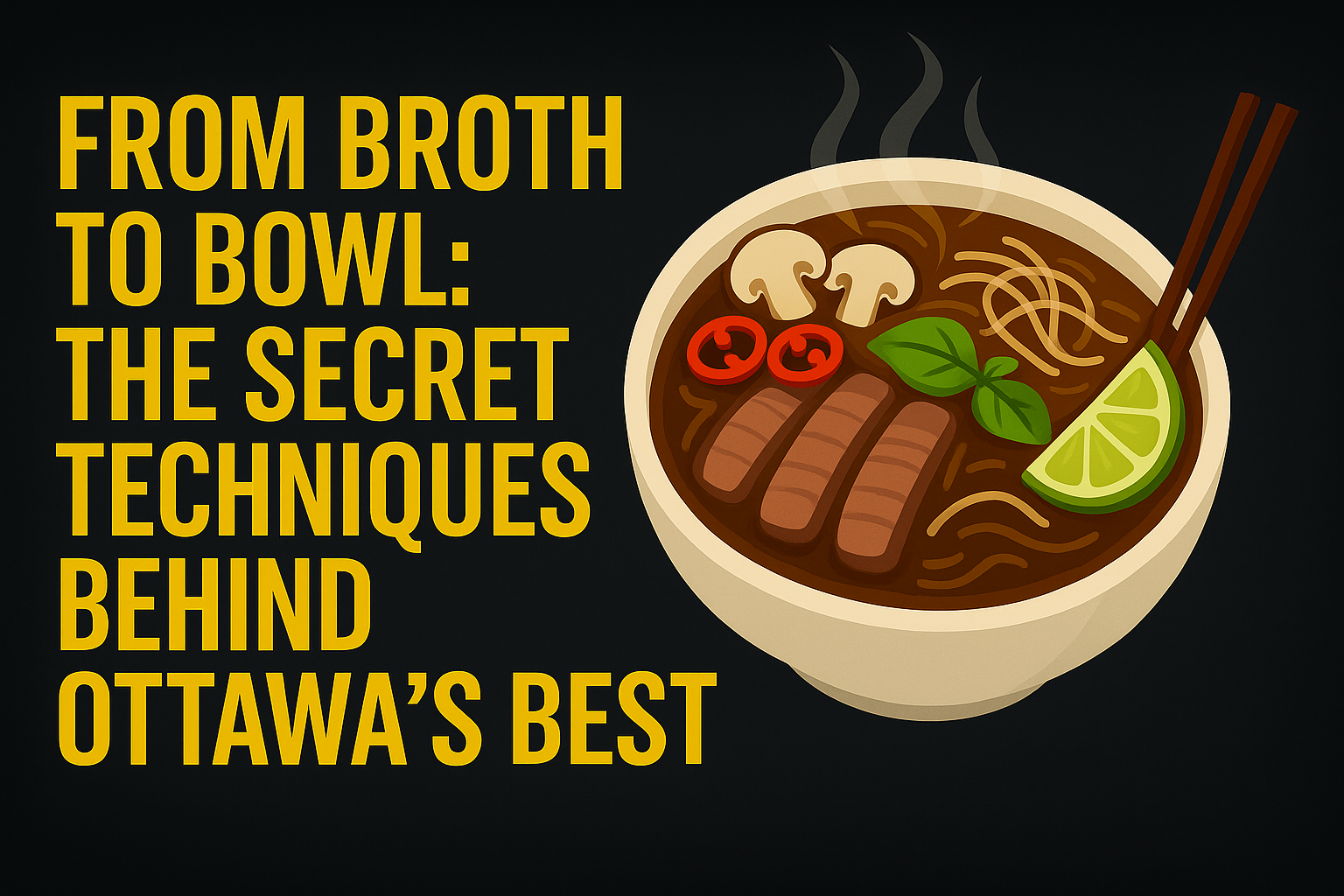 From Broth to Bowl