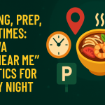 Parking, Prep, Peak Times