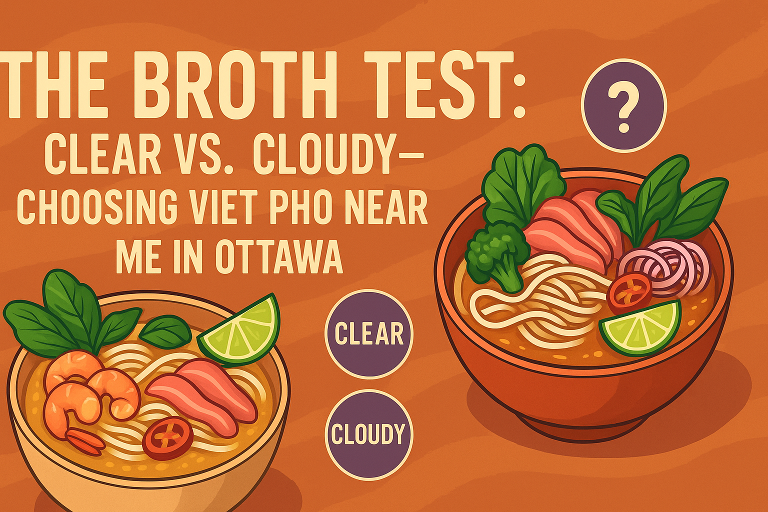 The Broth Test: Clear vs. Cloudy