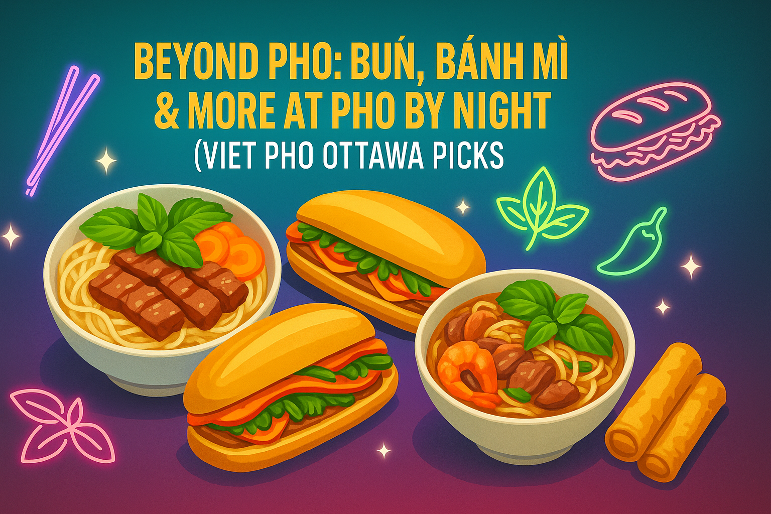 Beyond Pho: Bún, Bánh Mì & More at Pho By Night