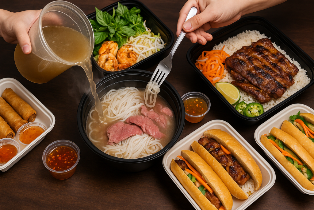 Vietnamese platters Ottawa, Pho By Night catering, Ottawa group dining, family pho platters, Vietnamese sides takeout