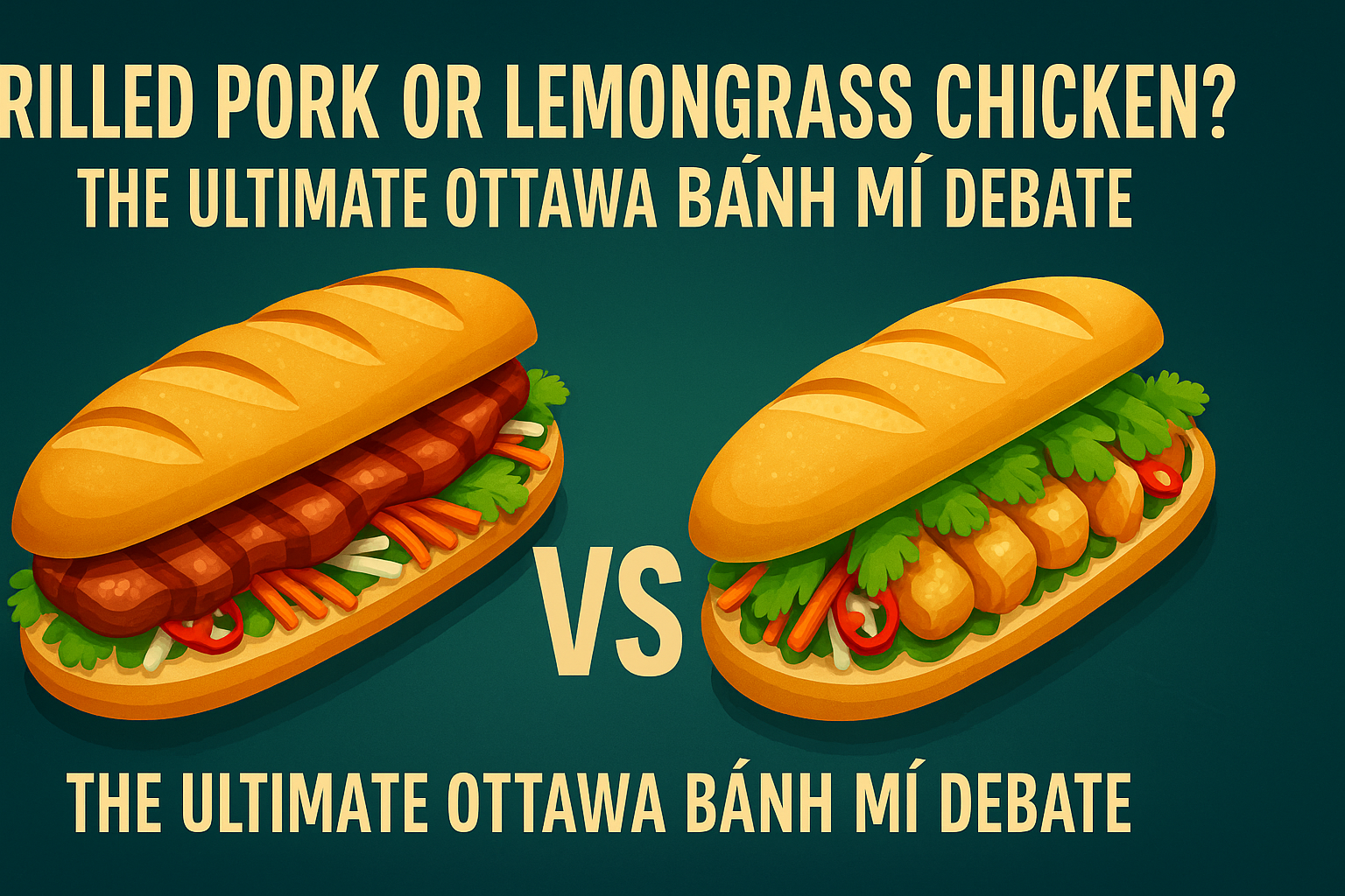Grilled Pork or Lemongrass Chicken?