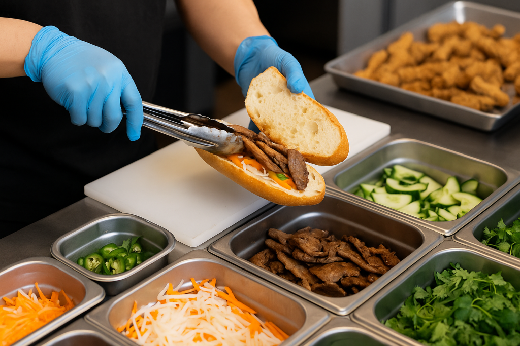 Halal-Friendly Bánh Mì Preparation in Ottawa