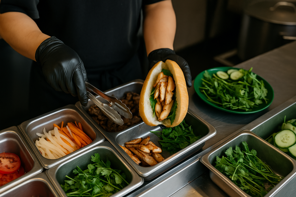 Halal-Friendly Bánh Mì Preparation in Ottawa