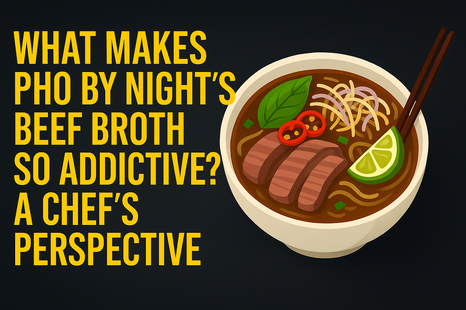 Pho By Night’s Beef Broth