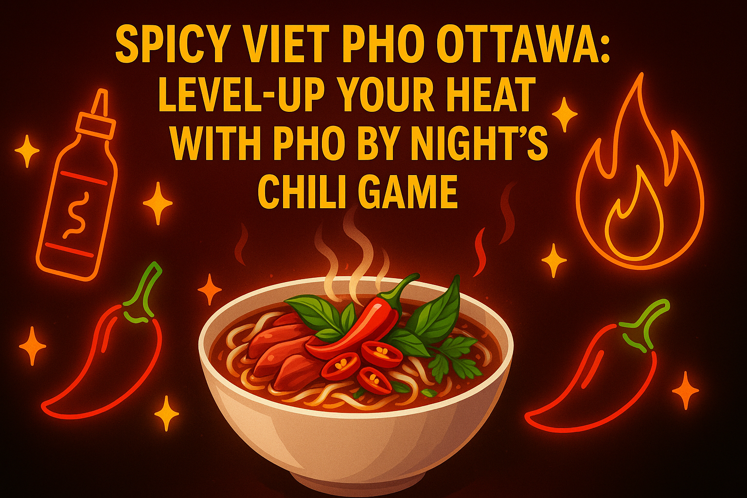 Spicy Viet Pho Ottawa: Level-Up Your Heat with Pho By Night’s Chili Game