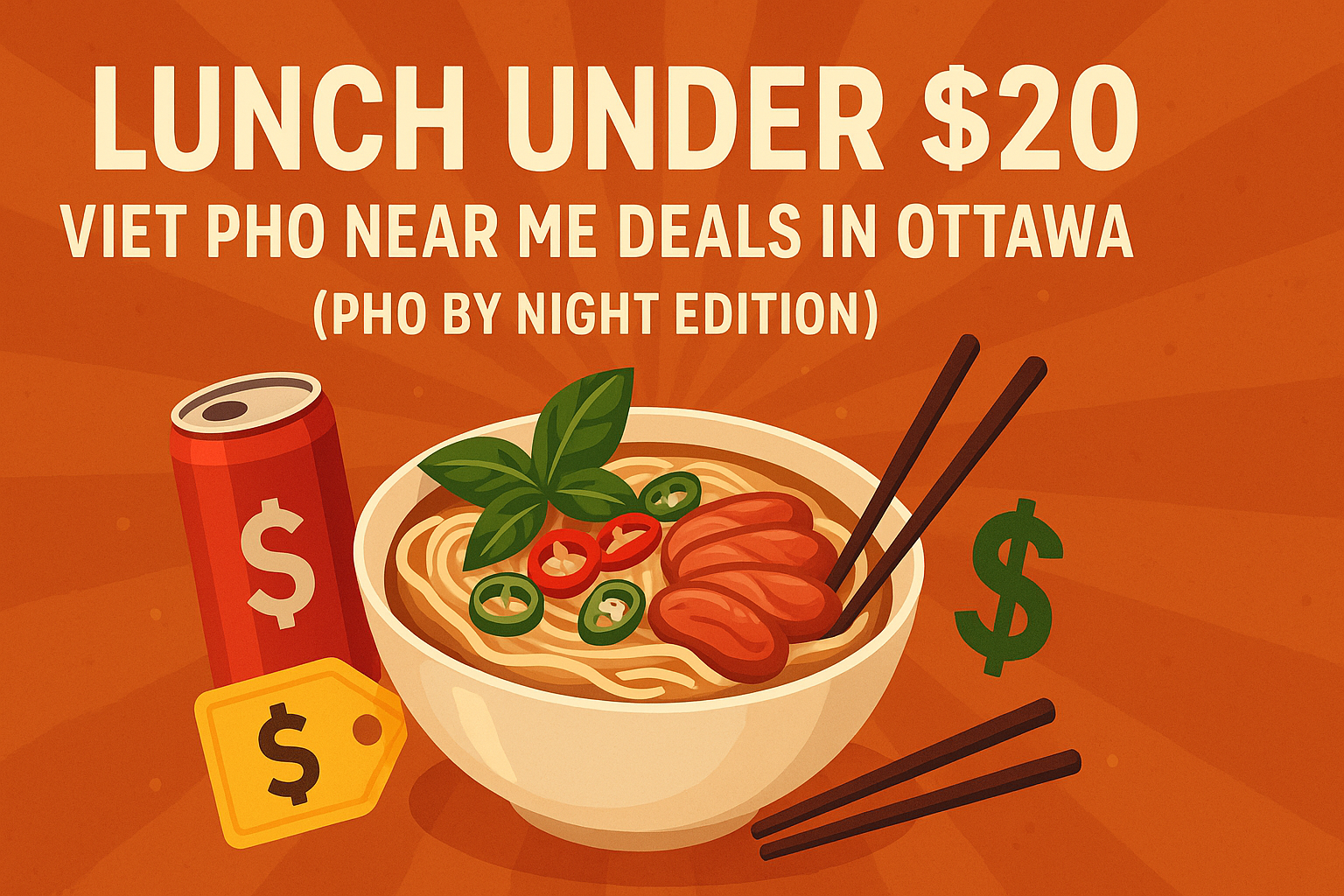 Lunch Under $20: Viet Pho Near Me Deals in Ottawa