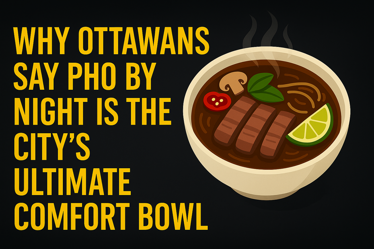 Why Ottawans Say Pho By Night Is the City’s Ultimate Comfort Bowl