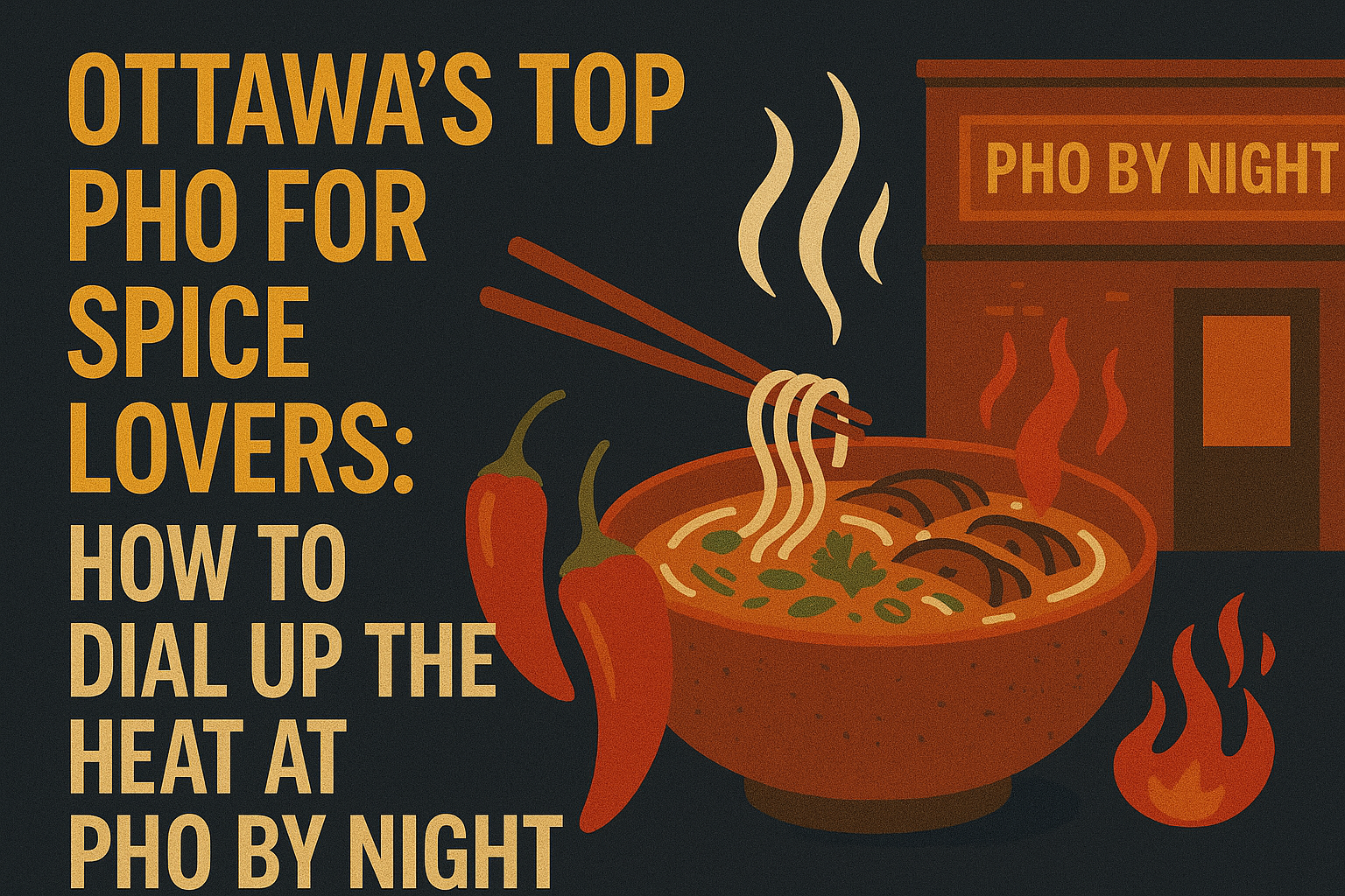 Ottawa’s Top Pho for Spice Lovers: How to Dial Up the Heat at Pho By Night