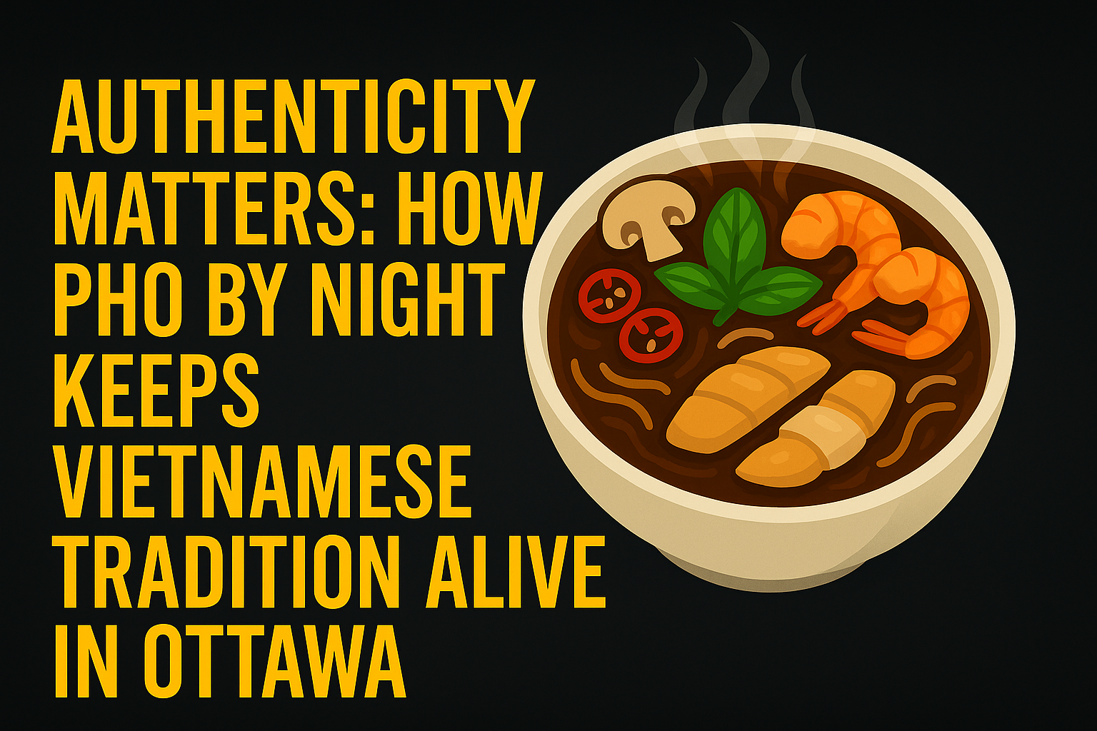 Pho By Night Keeps Vietnamese Tradition Alive