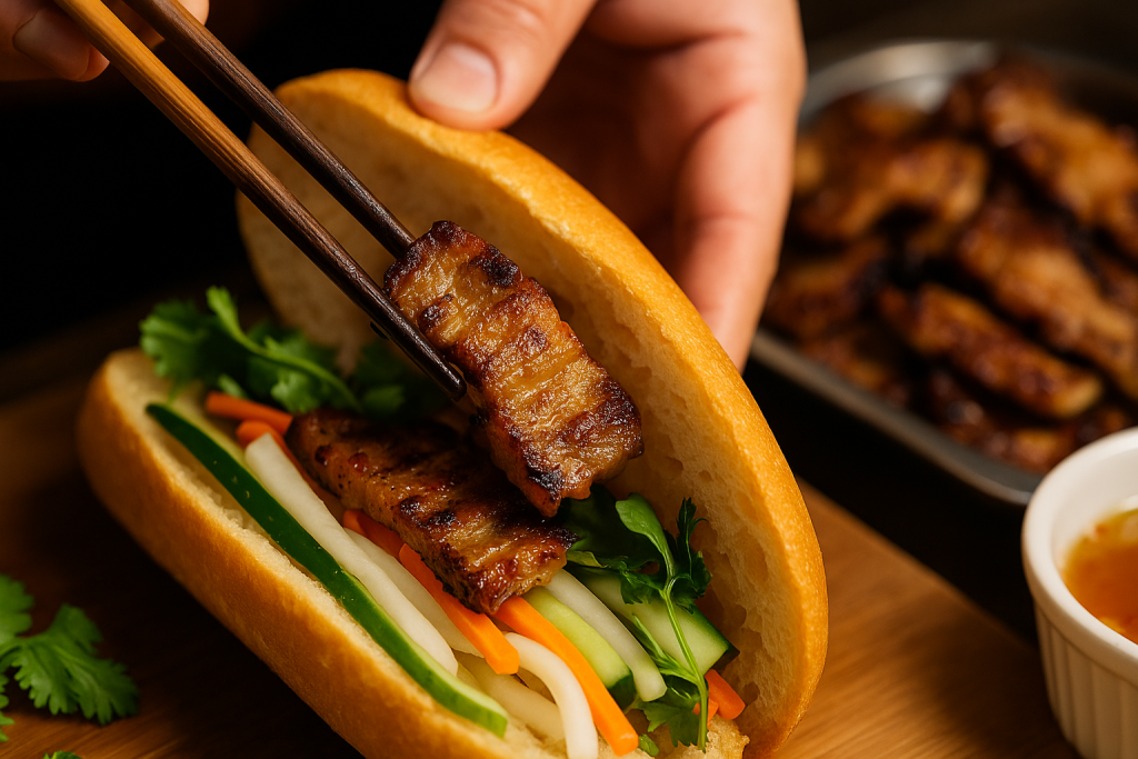 Grilled Pork Bánh Mì in Ottawa